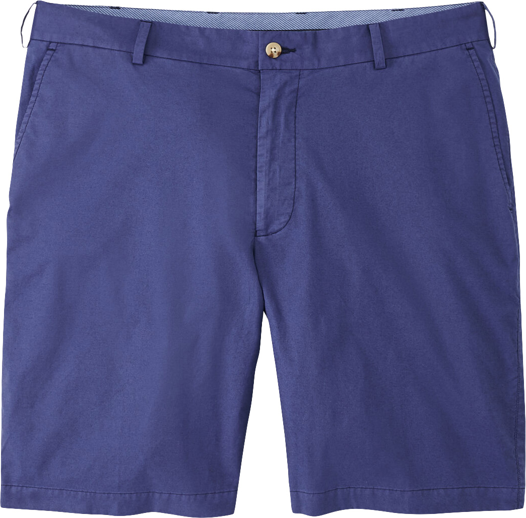 Peter Millar Poplin Golf Shorts in Atlantic blue (style MS21B01ATL)